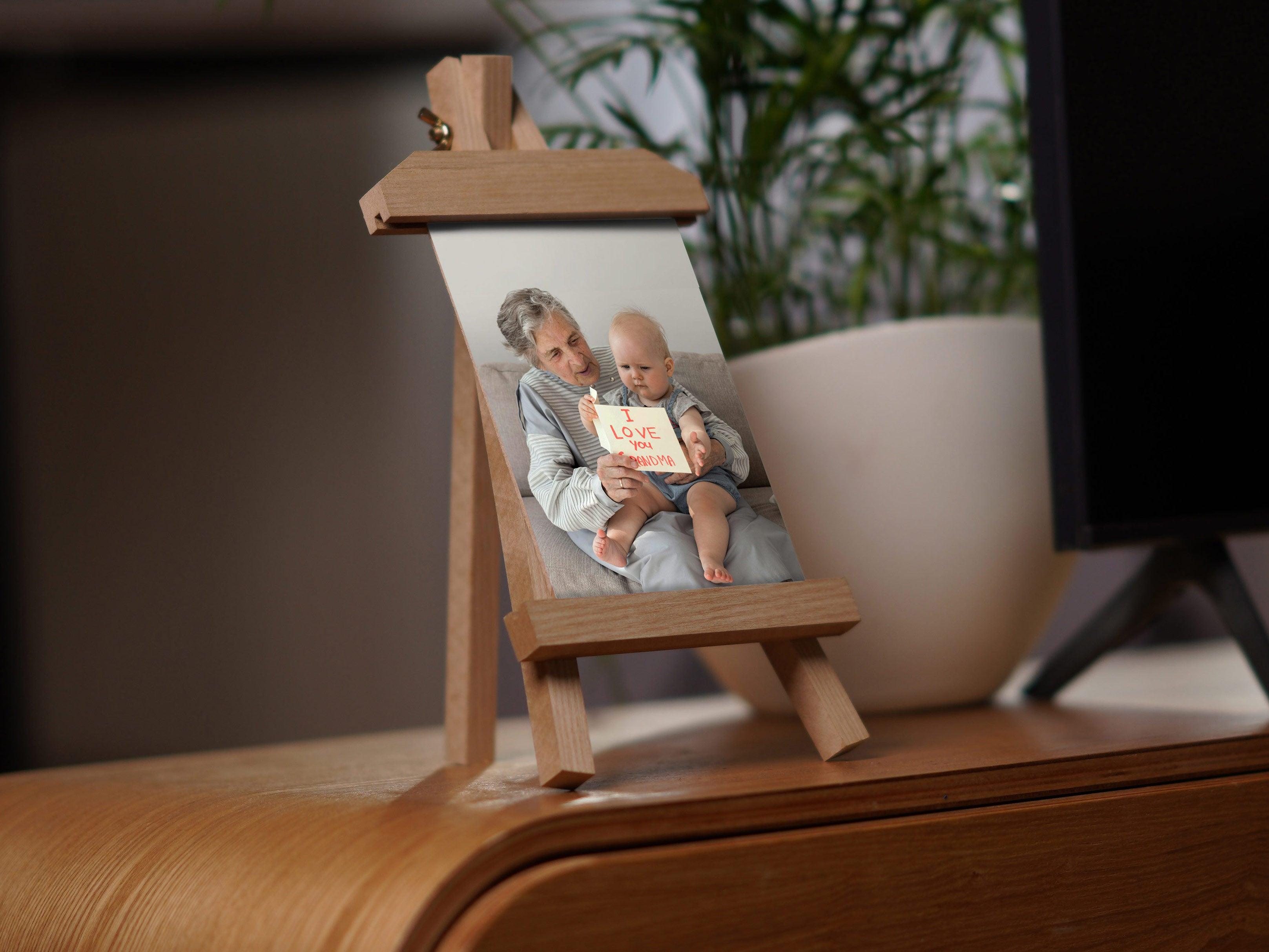 Photo with Special Easel - LuneCadeau