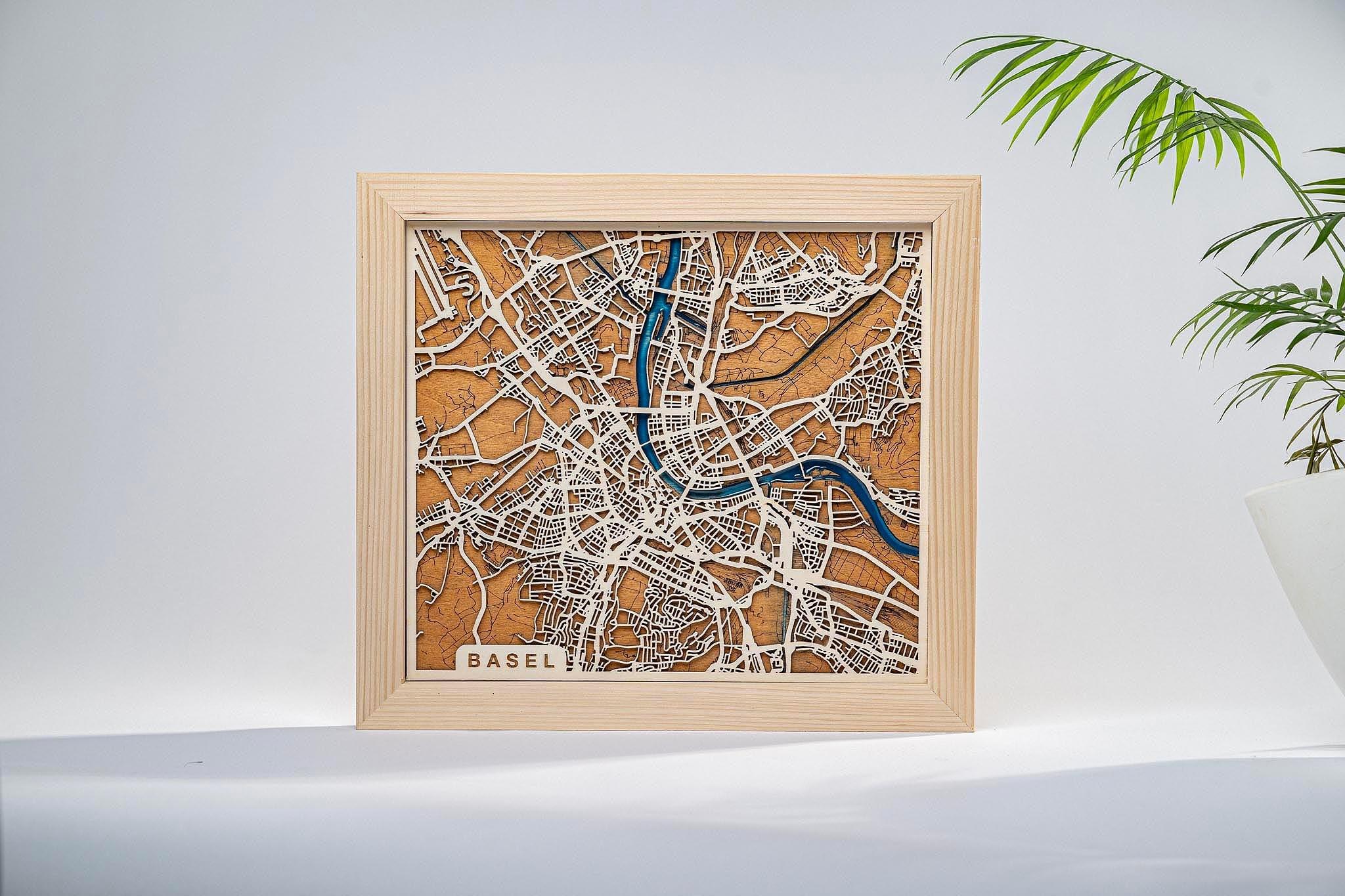 Basel - CityMap - LuneCadeau