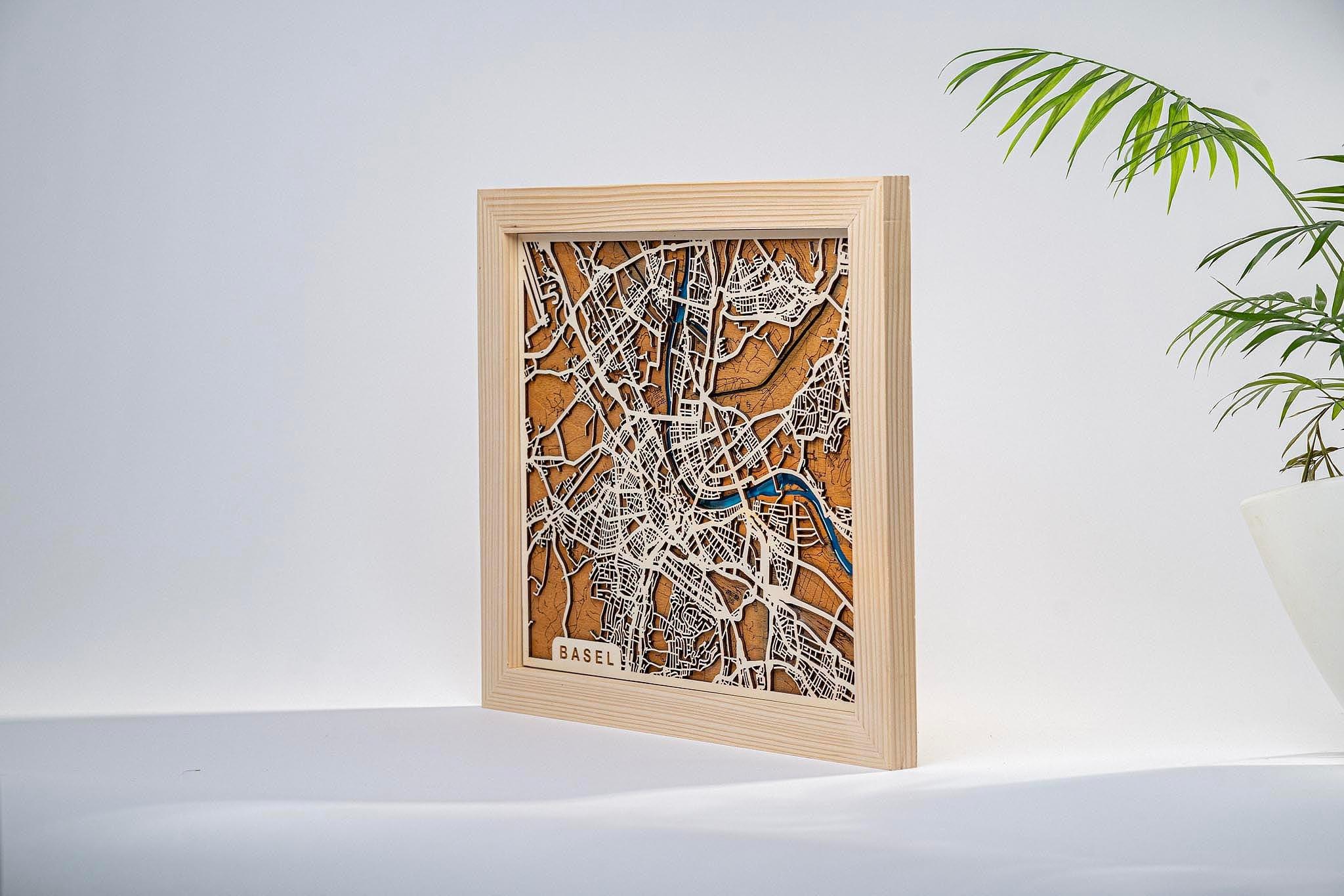 Basel - CityMap - LuneCadeau