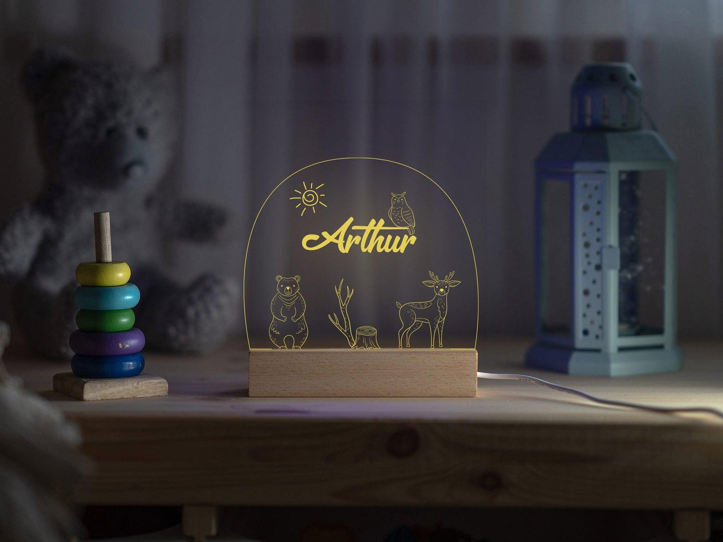 Personalized Night Lamp - LuneCadeau