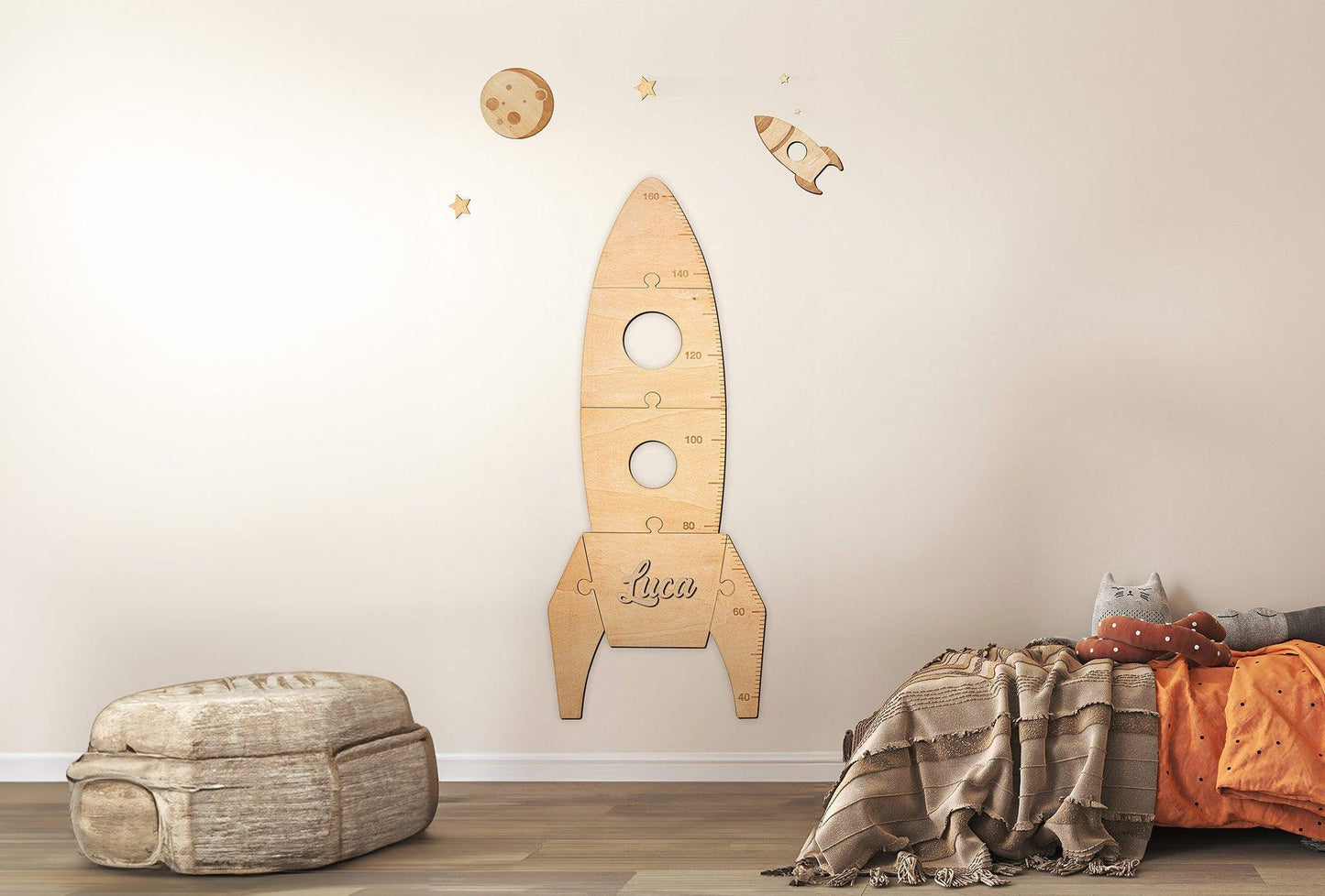 Spaceship - Growth Chart for Children - LuneCadeau